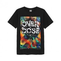 Áo thun Thái Lan in 3D OverDose trên nền mũi tên sắc màu chữ OverDose T0056-1