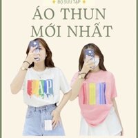 Áo thun Thái nữ Form vừa - in hoạ tiết GAP trẻ trung, năng động, đường phố