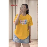Áo thun thái nữ mẫu A08 Màu vàng