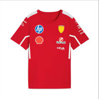 Áo thun thể thao cỡ lớn F1 Racing Ferrari Bulls 3D in hình đường phố dành cho nam