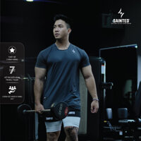 Áo thun thể thao cổ tim V hiện đại training tập gym Sainted Performance Tee