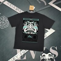 Áo thun thể thao cổ tròn dáng rộng dành cho cặp đôi EVIS + U 's Damo dành cho nữ