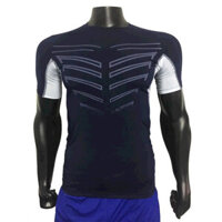 Áo thun thể thao nam Body Gym rằn ri Sportslink - Xanh đen - XL