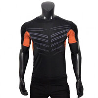 Áo thun thể thao nam Body Gym rằn ri Sportslink - Đen - L