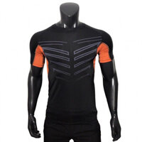 Áo thun thể thao nam Body Gym rằn ri Sportslink - Đen - M