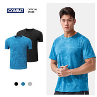 Áo thun thể thao nam Camo Jacquard Active nhanh khô thoáng mát ICOMBAT