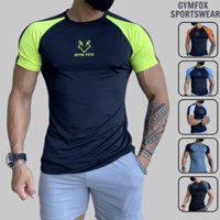 Áo Thun Thể Thao Nam Form Body Phối Màu Dạ Quang Mới Cực Chất - Fox