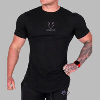 Áo Thun Thể Thao Nam Form Ôm Body Vạt Bầu Gym Fox