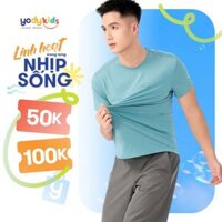 Áo thun thể thao nam YODY áo phông sport co dãn siêu mát thấm hút mồ hôi thoát mùi STM7061