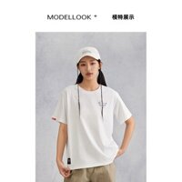 Áo thun thể thao ngắn tay Readystock Kapp dành cho nam và nữ Áo chạy bộ cotton mùa hè mới, phong cách cặp đôi tay ngắn