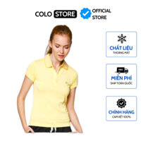 Áo thun thể thao nữ cổ dệt sọc Màu Vàng Mỹ - CL2525256 - Colo