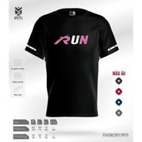 Áo Thun Thể Tháo Piti Run - màu đen