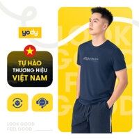 Áo thun thể thao YODY, áo tshirt vải Sport jacquard dry co giãn tối ưu, khô thoáng tức thì STM7061