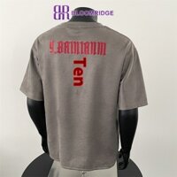 Áo thun thêu tay ngắn họa tiết chữ thập BLOOMRIDGE