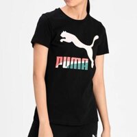 Áo Thun Thời Trang Nữ Puma Classics Logo Tee (s) Black-Multi 530077_61