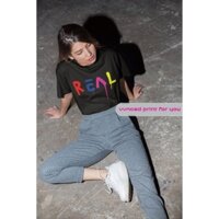 Áo thun thời trang Unisex T-Shirt cotton nam nữ Real in chuyển nhiệt