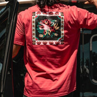 Áo thun thông thường Billabong Thể thao ngoài trời Thể dục tay ngắn in hình Cotton nguyên chất