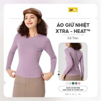 Áo thun thu đông nữ YODY, áo giữ nhiệt cổ tròn xtra heat ấm áp, tôn dáng ATN7006