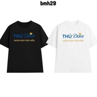 Áo Thun Thủ Dove Ngàn Năm Văn Hiến  230GSM Form Tay Lỡ Đen Trắng I Oversized Fit