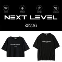 Áo thun + thun lửng aespa Karina, Winter, Ningning, Giselle - Next Level