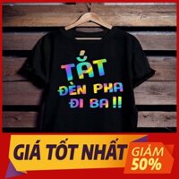 Áo Thun Ti Ci Phản Quang Tắt Đèn Pha Đi Barrrrr