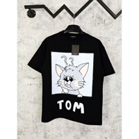 Áo Thun Tom & Jerry Nam Nữ Form Rộng Vải Cotton 2c Dày Dặn