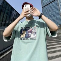 Áo thun Tom & Jerry ngộ nghĩnh, unisex phom rộng