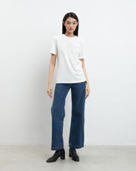 Áo Thun Trắng Boyfriend Tee - 100% Natural Cotton
