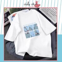 Áo Thun Trắng Free Size 100% Cotton Mềm Mịn