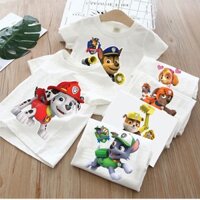 Áo Thun Trắng In Hình Đội Chó Cứu Hộ Paw Patrol dành cho trẻ cực đẹp