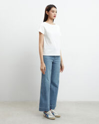 Áo Thun Trắng Number 6 Tee - 100% Natural Cotton