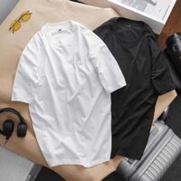 Áo thun trắng trơn bigsize nam nữ mặc đẹp sz tới 130kg trơn - TRANG,7XL