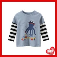 Áo Thun Trẻ Em Cho Bé Trai Cao Cấp Xuất Khẩu Hiệu 27KIDS 11301