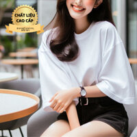 ÁO THUN TRƠN 1112 CỔ TRÒN OVERSIZE, ÁO QUẦN NAM NỮ CAO CẤP, 100% COTTON XUẤT XỊN, THẤM HÚT CO DÃN, UNISEX
