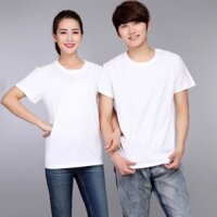 Áo Thun Trơn Andromeda Phom Xuông Dùng Chung Nam Nữ Vải Dày Nhiều Màu Ngắn Tay Cổ Tròn - Trắng - 2XL