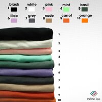 ÁO THUN TRƠN BASIC 100 COTTON - NHIỀU MÀU - MỀM MỊN MÁT - Orange,S