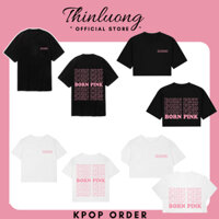 Áo thun trơn dáng oversize croptop babytee cotton 2 chiều màu trắng và đen