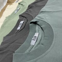 Áo Thun Trơn Form Rộng Unisex Tag 3158 Chất Cotton 100% 4 chiều
