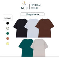 Áo thun trơn nam nữ chất liệu 100% Cotton cao cấp 240gsm from Oversize Unisex Guu09