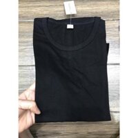 Áo thun trơn nam nữ tay lỡ freesize 12 màu - Đen