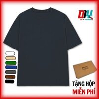 Áo thun Trơn Oversize Unisex Nam Nữ Trơn Basic Đơn Giản Simple Không Hình Không Chữ Form Rộng Bigsize 110kg