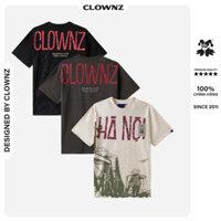 Áo thun trơn tay lỡ local brand ClownZ Hà Nội phông cổ tròn form rộng cotton unisex nam nữ nhiều màu s-5xl