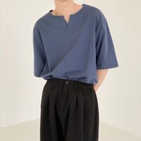 Áo Thun Trơn Tay Ngắn Thời Trang Hàn Quốc Dành Cho Nam Giới áo polo nam from rộng áo phông rộng bigsize simple áo thun nam đẹp fashion áo thun nam tay lỡ