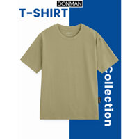 Áo thun trơn thương hiệu DONMAN , chất liệu thun cotton 4 chiều 5 màu mới nhấ tsự lựa chọn hoàn hảo của phái mạnh AT19