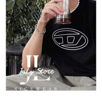 Áo Thun Tshirt 100% cotton in hình DIESEL form dáng rộng unisex 250gsm 100% cotton - Dày Dặn chuẩn hình