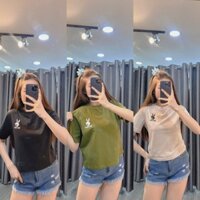ÁO THUN UNI CROTOP CON THỎ