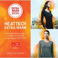 Áo thun Uni Extra Warm cổ tròn - Hàng xách tay