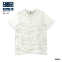 Áo thun Uniqlo 2hand size XL | Màu trắng xám