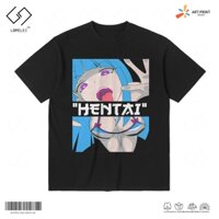 Áo thun Unisex Anime Aesthetic Hentai Girl Cotton 100% ngắn tay