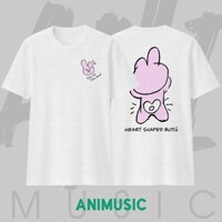 Áo thun Unisex BTS Jungkook Cooky Kawaii Shirt Oversized 100% Cotton ngắn tay